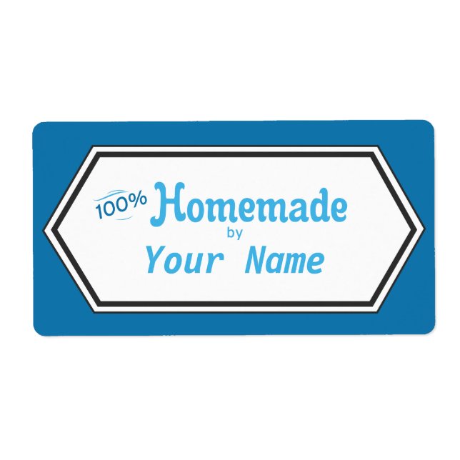 100% Étiquette alimentaire maison (Devant)