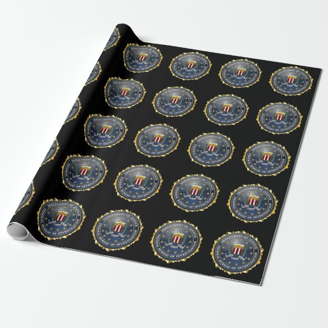 [100] FBI Special Edition Wrapping Paper (Unrolled)