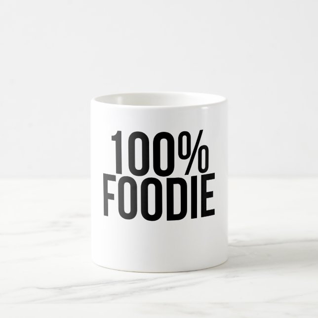100% Foodie Coffee Mug (Center)