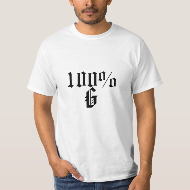 100% G T-Shirt (Front)
