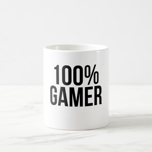 100% Gamer  Coffee Mug (Center)