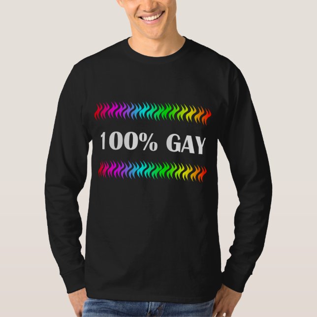 100% Gay T-Shirt (Front)