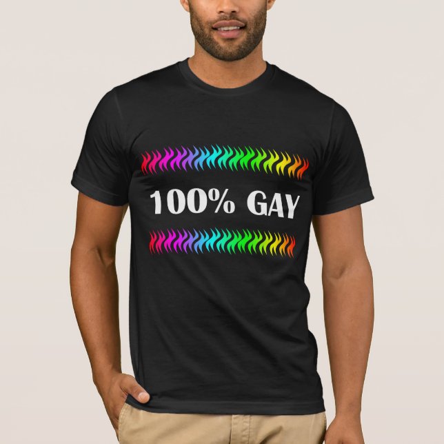 100% Gay T-Shirt (Front)