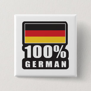 100% German 2 Inch Square Button