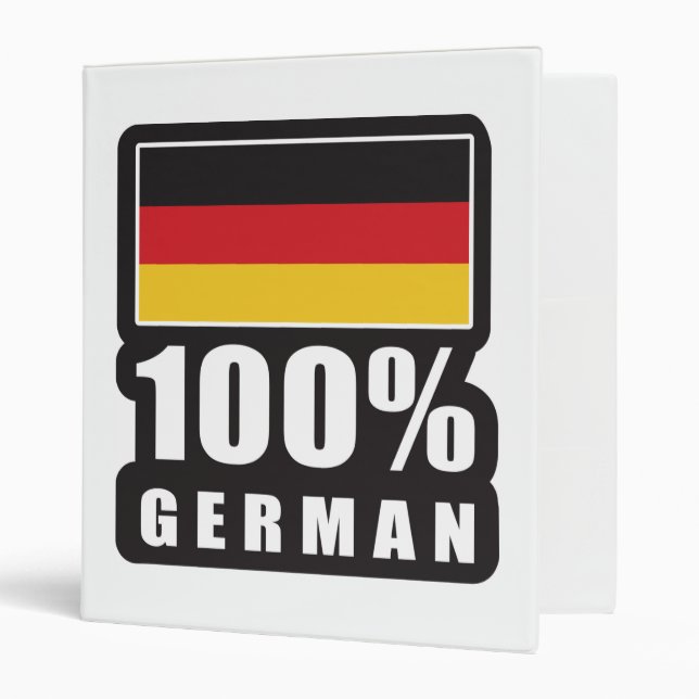 100% German Binder (Front/Inside)