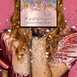 100 Gift Certificate Hairdresser Holograph Rainbow