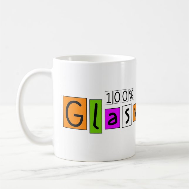 100% Glaswegian Coffee Mug (Left)