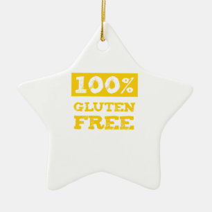 100% Gluten Free Ceramic Ornament
