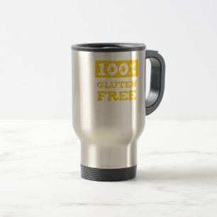 100% Gluten Free Travel Mug