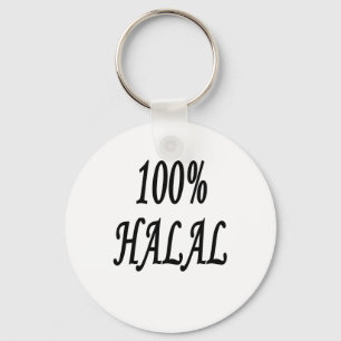 100% HALAL KEYCHAIN