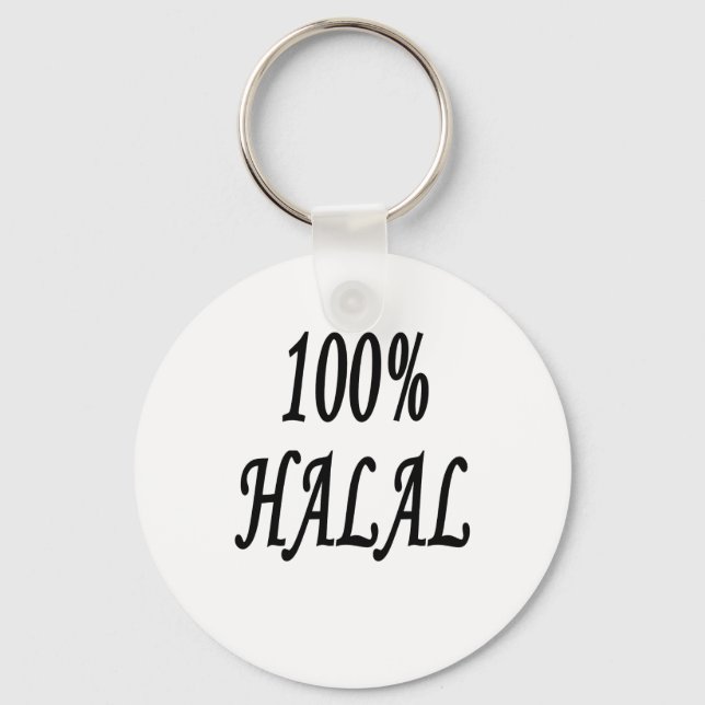 100% HALAL KEYCHAIN (Front)