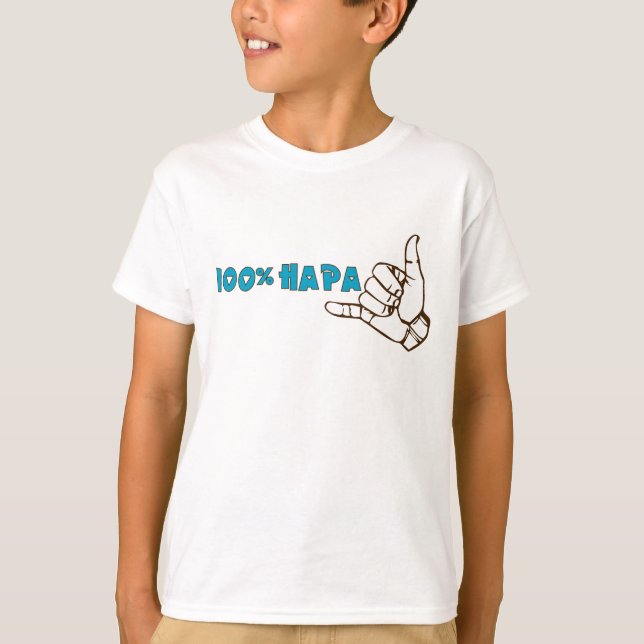 100% Hapa Kids Shirt (Front)