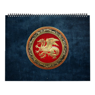 [100] Icelandic Dragon, Landvættir [Gold] Calendar