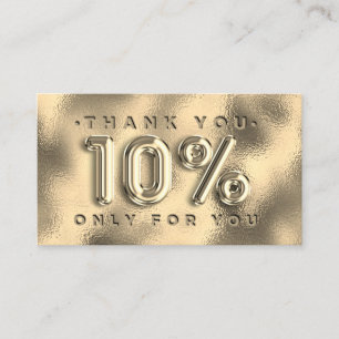 100 INSERT QRCODE 10%OFF Logo Gold Thank YOu