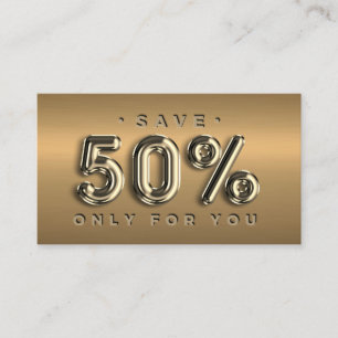 100 INSERT QRCODE 50%OFF Online Shop  Logo Gold