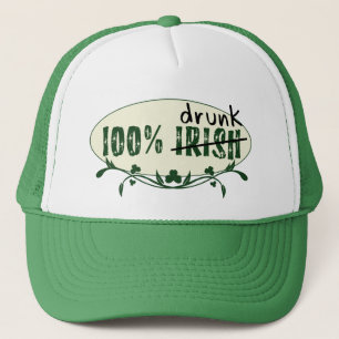 100% Irish Drunk Hat