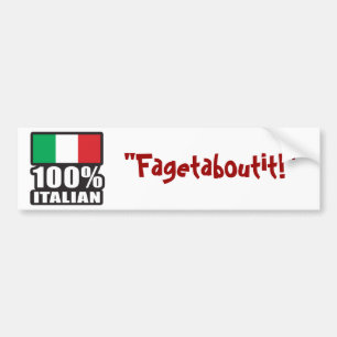 100% Italian Bumper Sticker