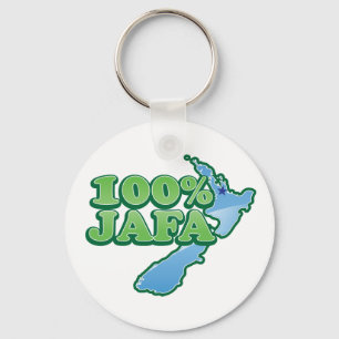 100% JAFA NEW ZEALAND kiwi design AUCKLAND Keychain