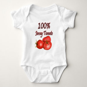 100% Jersey Tomato Baby Bodysuit