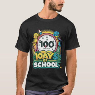 100 jours de conception de t-shirt scolaire