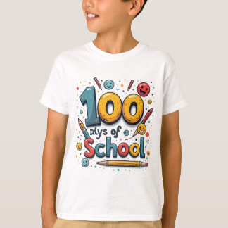 100 Jours De Scolarité Design de t-shirt pour enfa