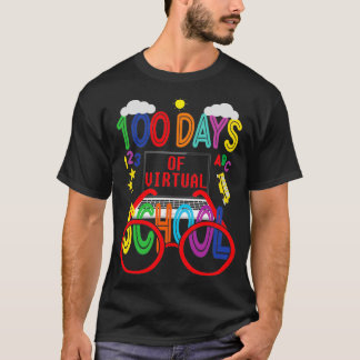 100 jours d'école virtuelle Classique TShirt