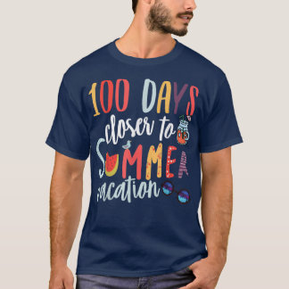 100 jours plus près des vacances d'été T-Shirt