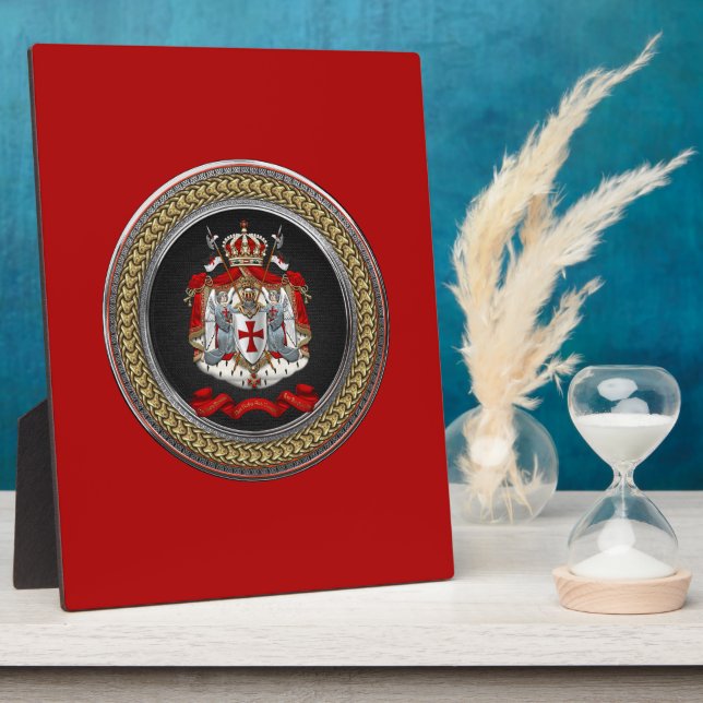 [100] Knights Templar Coat of Arms Plaque (Side)