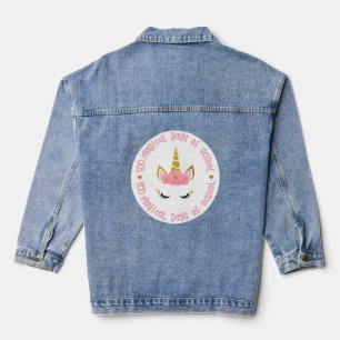 100 magical days of school denim jacket