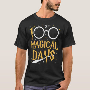 100 Magical Days Of School Teachers Students Kids  T-Shirt