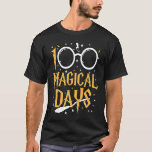 100 Magical Days Of School Teachers Students Kids  T-Shirt