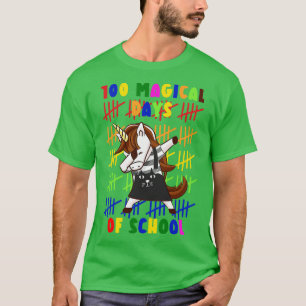 100 Magical Days Of School Unicorn 12 T-Shirt