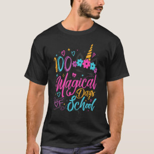 100 Magical Days of School Unicorn Gift Teacher St T-Shirt