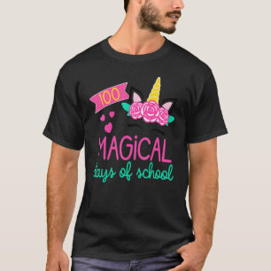 100 Magical Days of School Unicorn Teacher Student T-Shirt