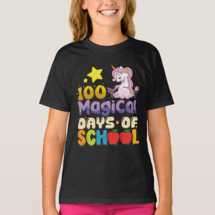 100 Magical Days Of School Unicorn Teacher T-Shirt