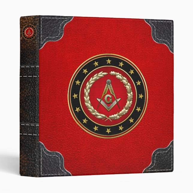 [100] Masonic Square and Compasses [3rd Degree] Binder (Front/Spine)
