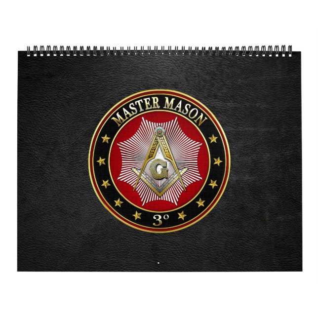 [100] Master Mason - 3rd Degree Square & Compasses Calendar (Cover)