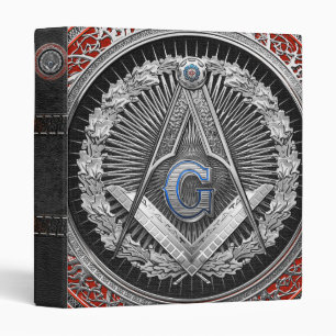[100] Master Mason - Silver Square & Compasses Binder