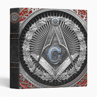 [100] Master Mason - Silver Square & Compasses Binder