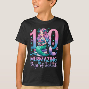 100 Mermazing Days Of School Mermaid 100th Day Of  T-Shirt