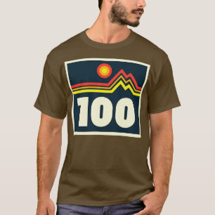 100 Mile Trail and Ultra Running Mountains T-Shirt