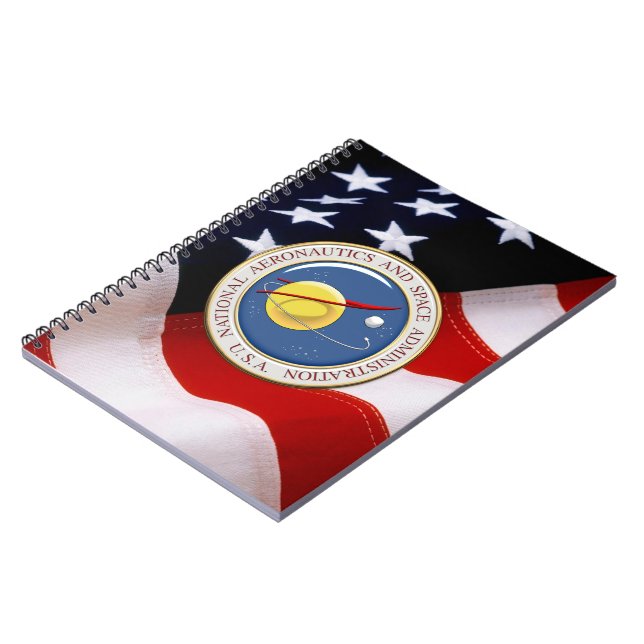 [100] NASA Emblem [3D] Notebook (Left Side)