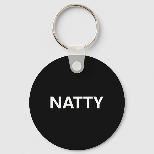 100% Natty Muscle Lifter  Keychain (Front)