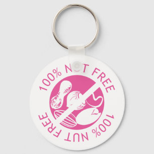 100% Nut Free Customized Colour Keychains