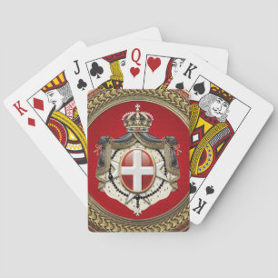 [100] Order of Malta - SMOM Coat of Arms Playing Cards
