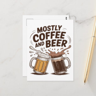 100% Organic Dad Postcard
