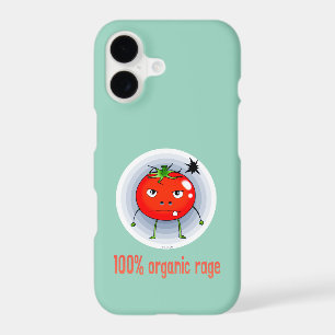 100% Organic Rage Funny Angry Tomato