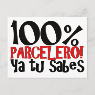 100% Parcelero, ya tu sabes Postcard
