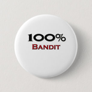 100 Percent Bandit 2 Inch Round Button