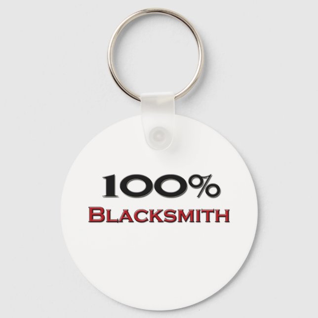 100 Percent Blacksmith Keychain (Front)